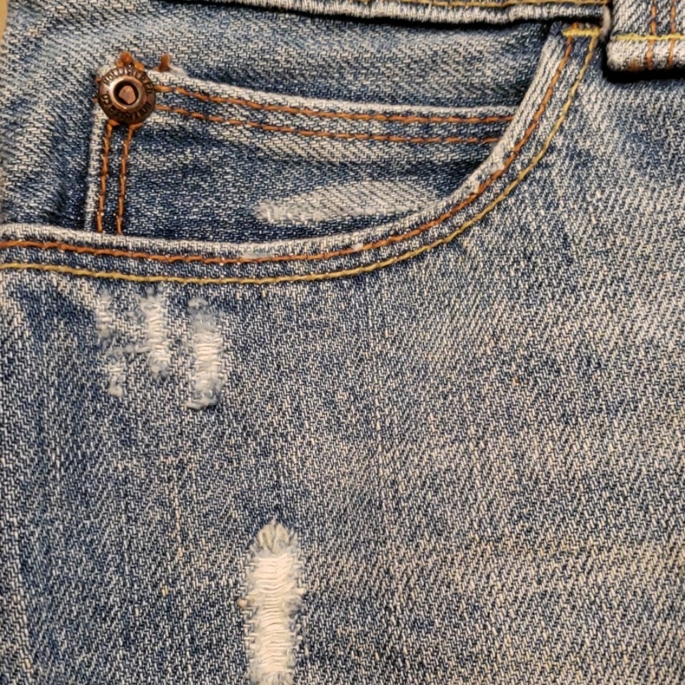 HOLLISTER DENIM SKIRT BLUE MINI, Sz 9 - Picture 4 of 8